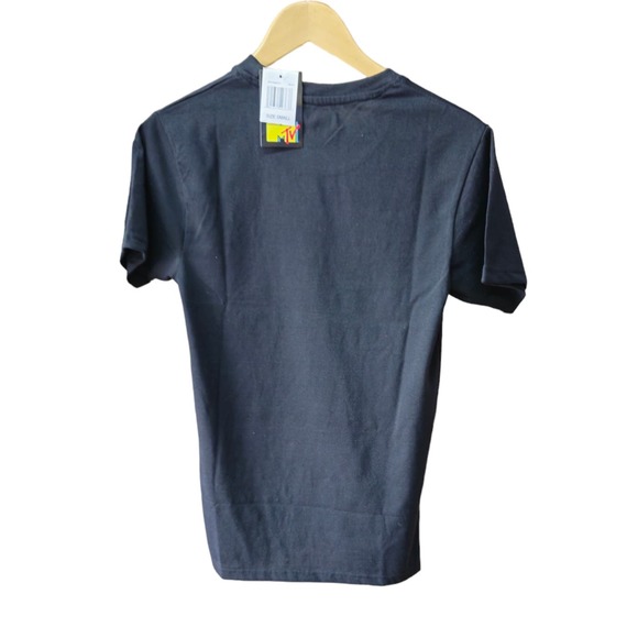 MTV Black Short Sleeve Graphic Tee-Shirt Adult Size Small ☆BNWT☆Music Television - Picture 7 of 8